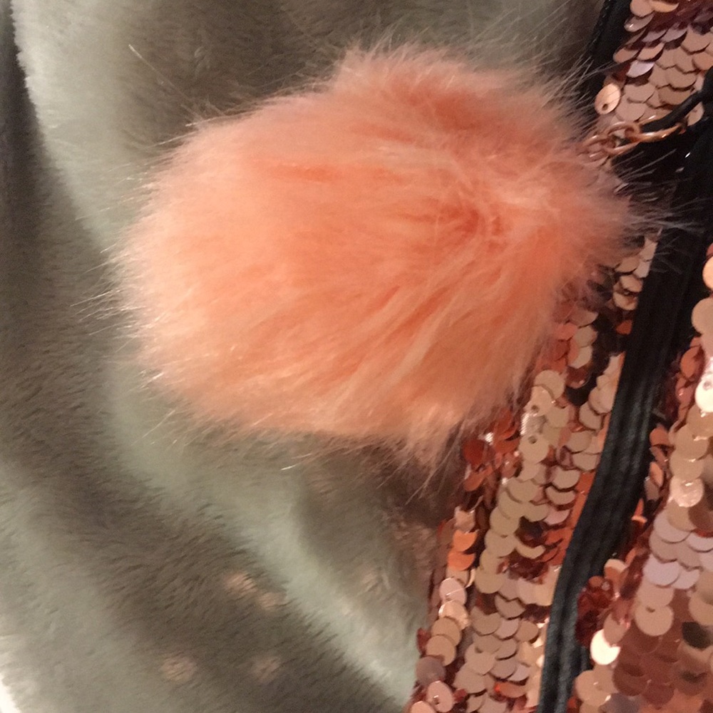 Justice girls flip sequin coral backpack - Picture 4 of 5